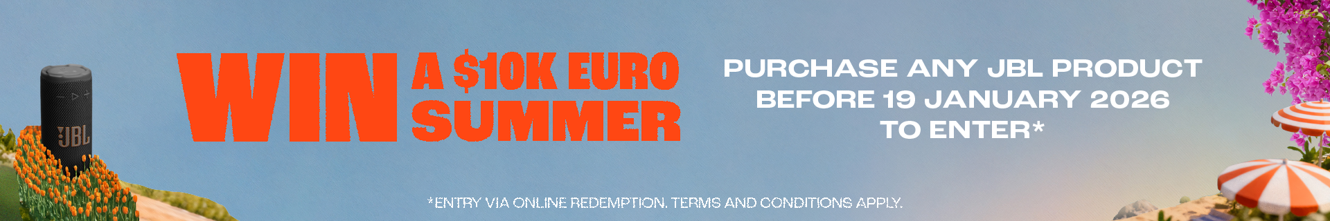 WIN the JBL Europe Summer Vacation
